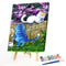 Oil Paint By Numbers Blue Cat Coloring Picture Digital Drawing