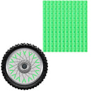 Spoke Reflector 12 Pieces MTB Bike Wheel Spoke Reflective Strips (Green) Newly