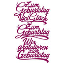 Paper Card Embossing Metal Cutting Dies Stencils German Words DIY Photo Album