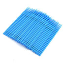 100pcs Disposable Cotton Swabs Tattoo Makeup Eyelash Tattoo Swabs(Blue) Newly
