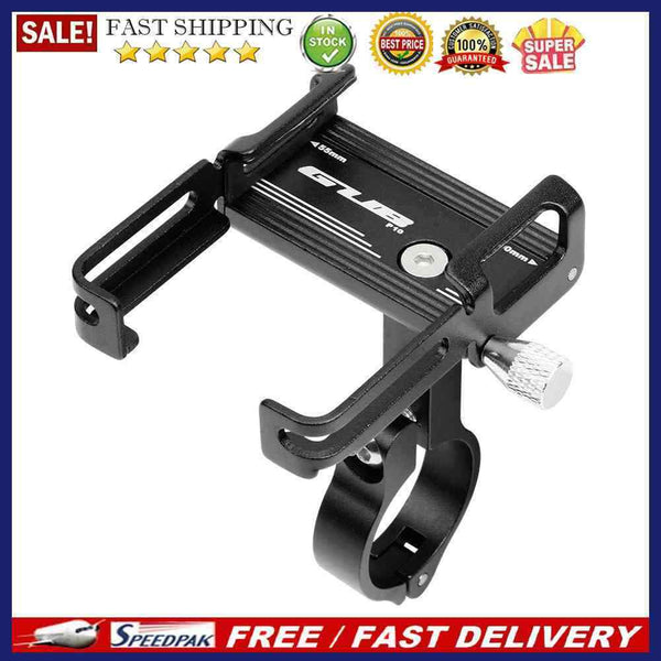 2pcs Bike Cell Phone Holder Handlebar Clip GUB P10(Black)
