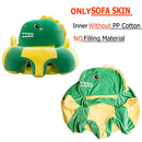 Baby Sofa Support Seat Cover Plush Learning To Sit Feeding Chair (Dinosaur)