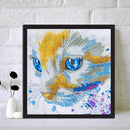 Part Drill Special Shaped DIY Cat 5D Crystal Rhinestones Diamond Painting