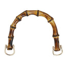 2xU Shape Bamboo Bag Handle for Handbag DIY Tote Replacement Making Bag Han