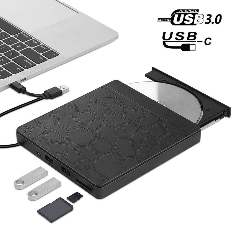 External USB Optical Drive for Laptop Desktop USB 3.0 External CD Burner-L