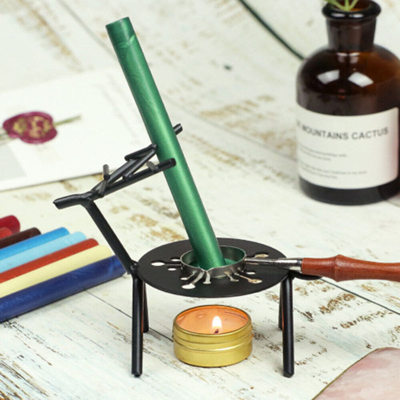 Sika Sealing Wax Furnace Stove Fire Paint Wax Seal Stamp Warmer Melting She