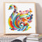 5D DIY Full Drill Round Shape Calligraphy Painting Rhinestone Craft Diamond Kits