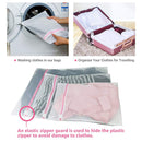 Machine Wash Net Bag Zippered Polyester Material Protective Laundry Bag Set