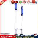 Pair Bike Bicycle Cycling Wheel Hub Skewers Quick Release Bolt blue Newly