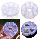 Organizer Empty Storage Box Nail Art Rhinestones Case 8 Grids Jewelry Container