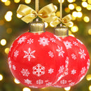 #A Christmas Decorated Ball with Light 60cm Inflatable Hanging Ornaments Kids