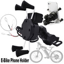 Phone Holder Mirror Stand Install Cellphone Bracket Charger USB Charging Port