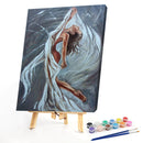 Dancing Girl Oil Paint By Numbers Kits Canvas DIY Picture Wall Art (B159)
