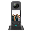 For Insta360 X3 Panoramic Camera Desktop Support Vertical Base Accessories