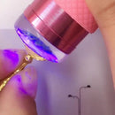 Portable Mini UV 9 LED Light Nail Dryer Machine Flashlight Lamp for Gel Nails