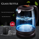 Blue Light with Auto Shut-Off Glass Kettle 1.8L Tea Kettle Camping Cooker
