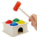 Wooden Ball Hammer Box Children Early Learning Educational Toys Newly