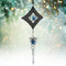 DIY Rotating Wind Chime Novelty Metal Hanging Sculpture Wind Chime Bell (D)