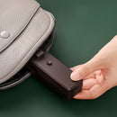 Mini Vacuum Sealer USB Snack Fresh Bag Heat Sealer Cutter (Dark Brown) Newly