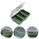 Fishing Tackle Bait Box Fish Lure Hook Bait Container Equipment (3 Grid)