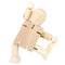 DIY Home Decoration Joint Wooden Puppet Deformation puppet White Embryo Robot