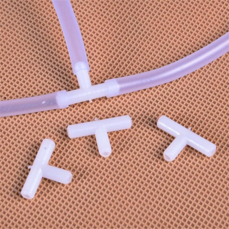 10pcs Tee-Connectors Fish Tank Air Pipe Joint Water Pump Pants Adapter Accessory