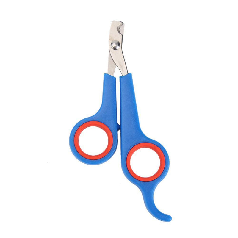 Stainless Steel Pet Nail Toe Scissors Dog Cat Claw Grooming Clipper (Blue) Newly