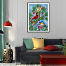 5D DIY Full Drill Diamond Painting Bird Cross Stitch Mosaic Craft Kit Home