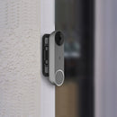 Smart Video Doorbell Bracket Wall Mounted ABS Doorbell Accessories (Black) Newly