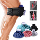 Knee Head Leg Pain Relief Ice Pack Elastic Tie Belt Pack Protector Cooler Bag