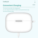 Soft Silicone Earphone Case for Sony Linkbuds S WF-LS900N Cover (White)