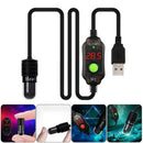 Mini USB Aquarium Fish Tank Thermostat Heate Heater Heating Rod LED Display