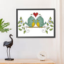 2 Beaches 19x17cm Partial Embroidery Cross Stitch Printed Art Craft Home Decor