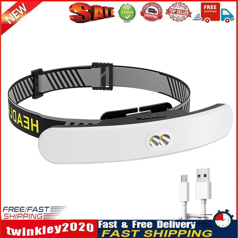 LED Headlamp 6 Modes Waterproof Flashlight for Running Camping Fishing Newly