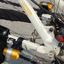 Bicycle Front Head Light 6LED MTB Fork Handlebar Safety Night Lamp (Yellow)