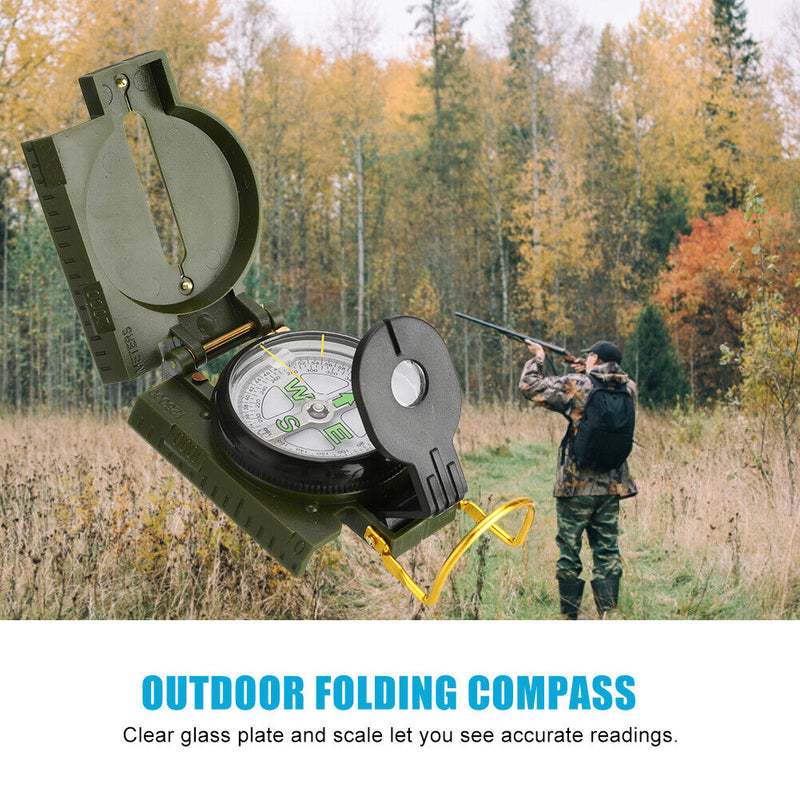 Portable Compass Camp Hiking Survival Navigation Compass for Outdoor Activities