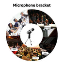 Mini Portable Table Microphone Tripod Zinc Alloy Mic Stand Bracket Desktop Adjustment
