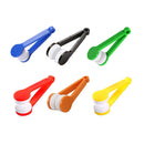 Mini Two-side Glasses Brush Spectacles Wipes Eyeglass Cleaning Rub (Blue)