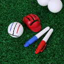 Golf Ball Line Liner Marker Pen Alignment Marks Tool Training Aids (Red) Newly