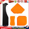 4pcs Smoothing Spatula Sealant Remover Caulking Scraper Grout Kit (Orange) Newly