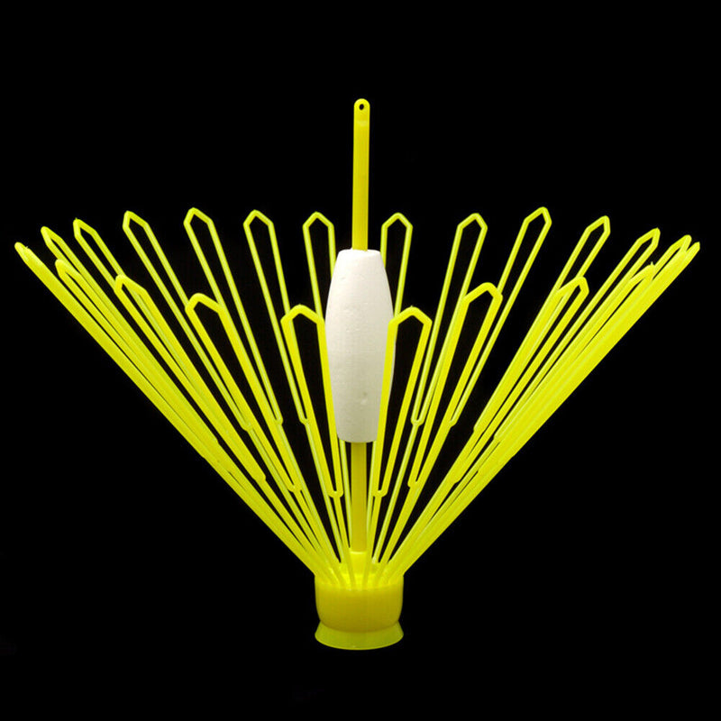 Automatic Fishing Drift Catcher Floating Umbrella Drift Recovery (Yellow) Newly