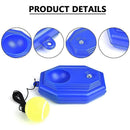 Self-study Tool Rebound Baseboard Tennis Trainer Ball with Rope Practice