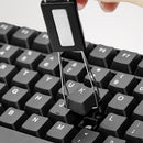 2 in 1 Mechanical Keyboard Key Cap Puller Universal Shaft Remover (Black)