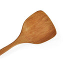 Non-stick Wooden Cookware With Long Handle Spatula 1 x Z8F4 Flat Shovel L8U0