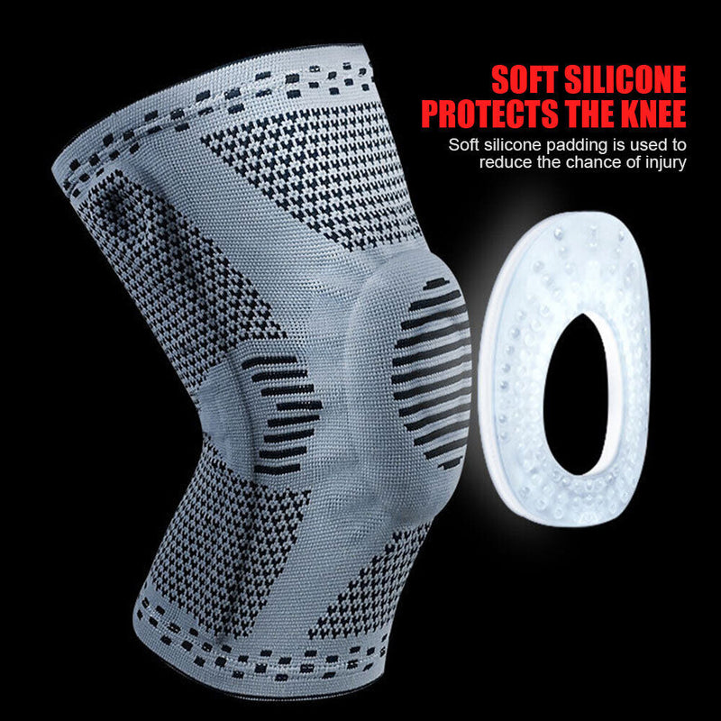 Gym Knee Pads Sports Fitness Kneepad Compression Knee Protector Brace Support