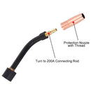 Rods Gas Nozzle Holder Turn to 200A Connecting Rod Contact Tip Holder