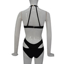 Women One Piece Swimwear High Cut Monokini Backless Swimsuit Bikini Set M Newly