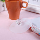 Lace Rim Densely Reusable Diamond Anti-Dust Silicone Cup Lid Lid