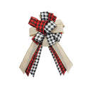 Christmas Large Christmas Tree Top Topper Ribbon Door Window Bow Hanging/
