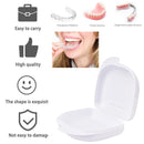 Retainer Box - Orthodontic Denture Mouth Guard Box Oral Care Case (White) Newly